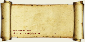 Danijela Unjić vizit kartica